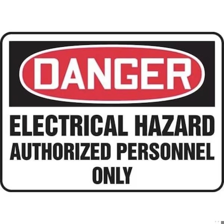 Accuform OSHA DANGER SAFETY SIGN ELECTRICAL MELC275XP MELC275XP
